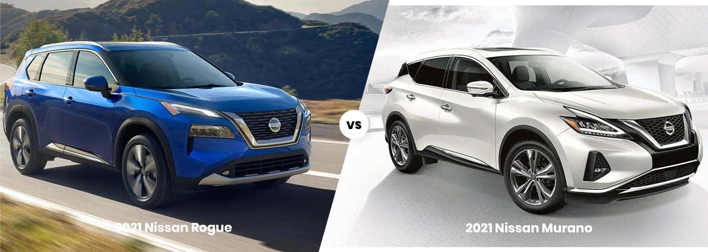 2021 Nissan Rogue vs. Nissan Murano Nissan SUVs Straub Nissan