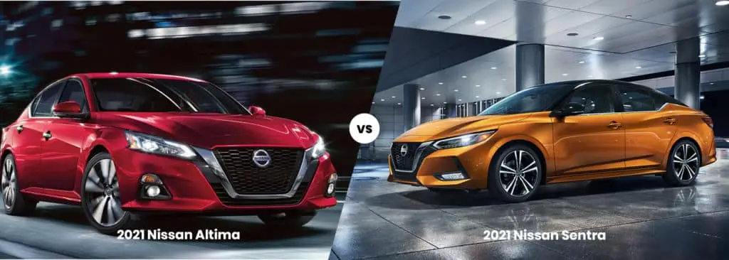 2021 Nissan Sentra Vs. Nissan Altima 