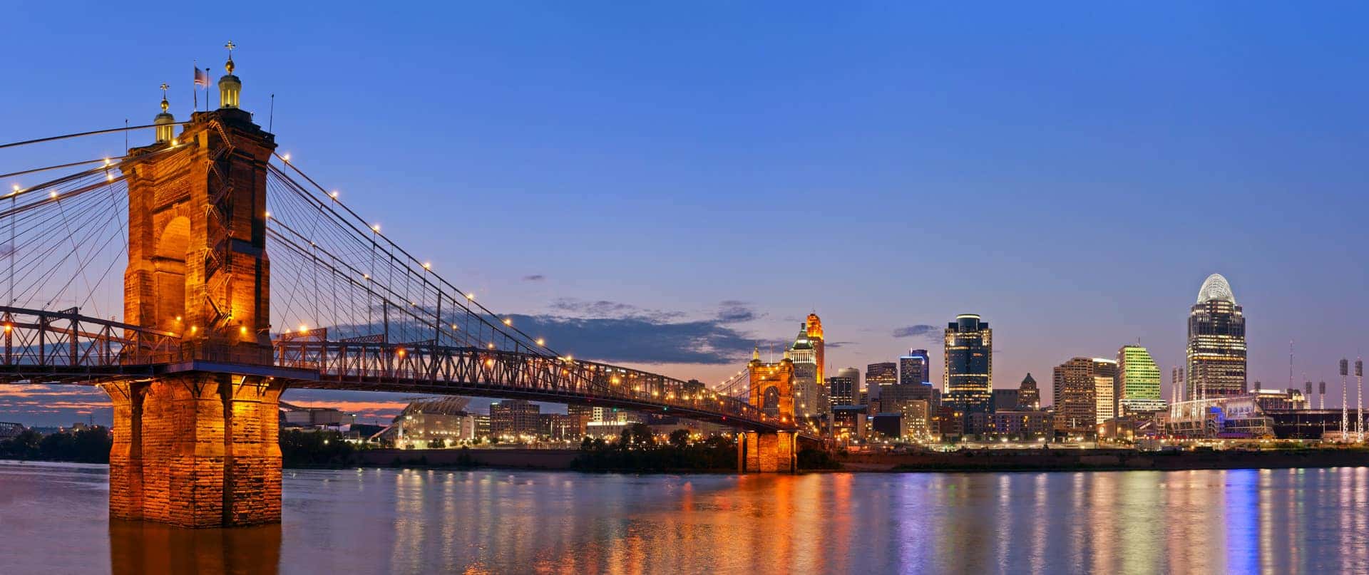 Cincinnati Skyline at Night