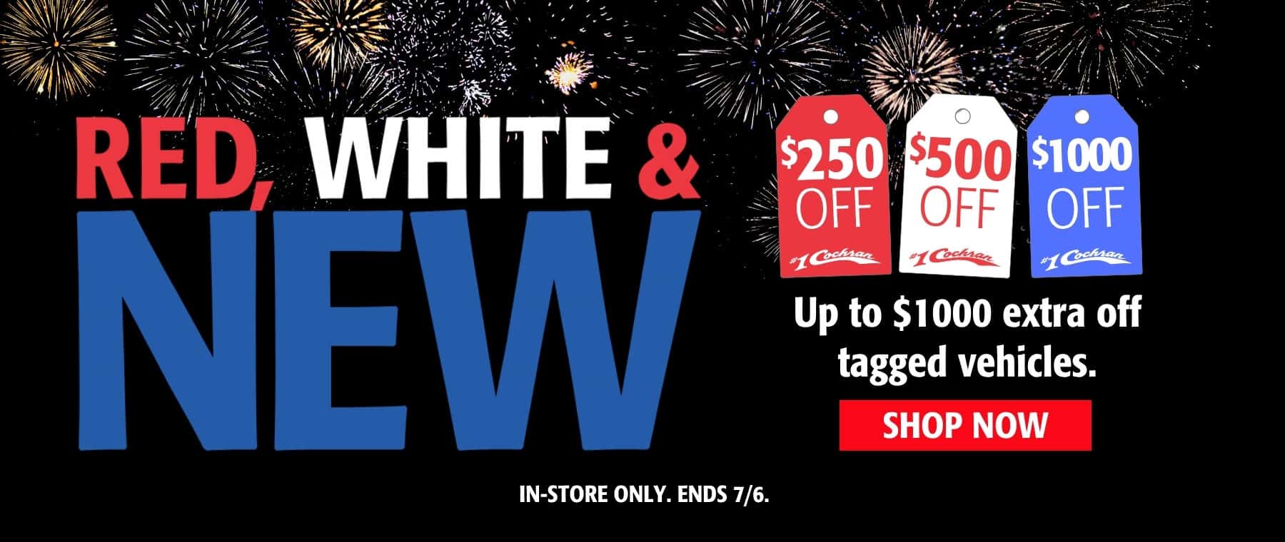 Red White and New Event