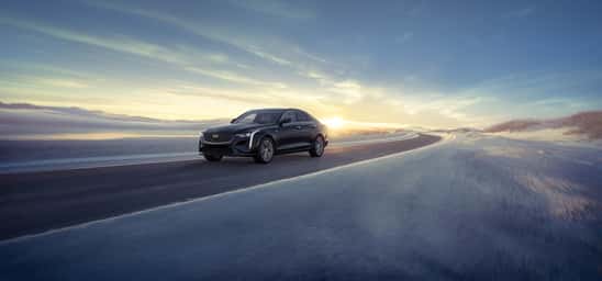 2023 Cadillac CT4 on snow