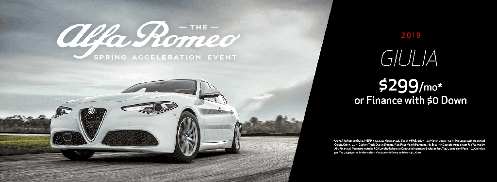 Alfa Romeo Giulia Zero Down Lease 187 Alfa Romeo Of Fort