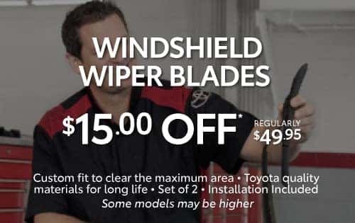 Windshield Wiper Blades - $15.00 Off
