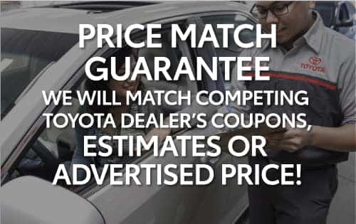 Price Match Guarantee - We will match competing toyota dealer