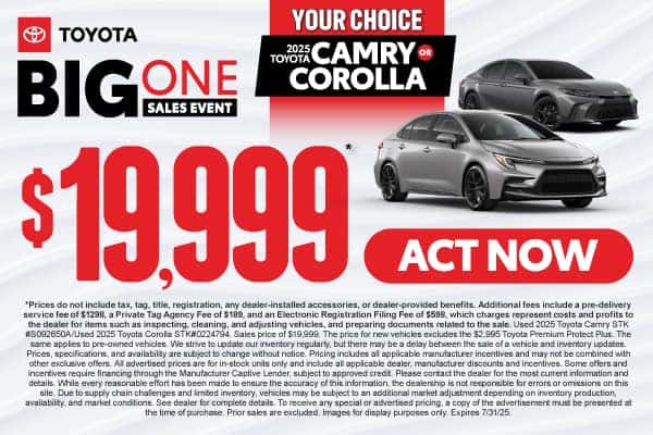 New Toyota Lease Deals Coconut Creek FL | Al Hendrickson Toyota