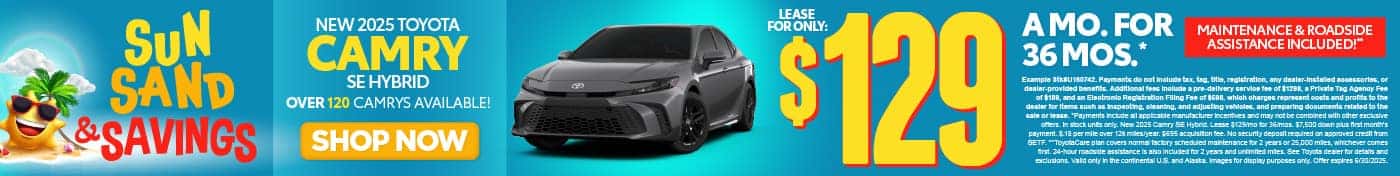 NEW 2025 TOYOTA CAMRY SE HYBRID 