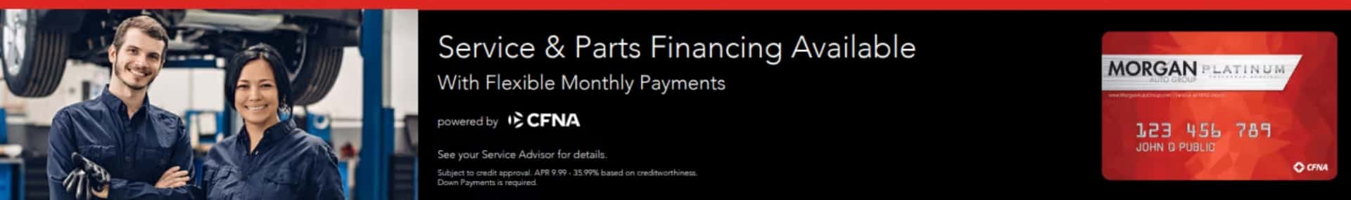 Morgan Service Credit Card Flexible Payments Toyota of Coconut Creek Coconut Creek, FL