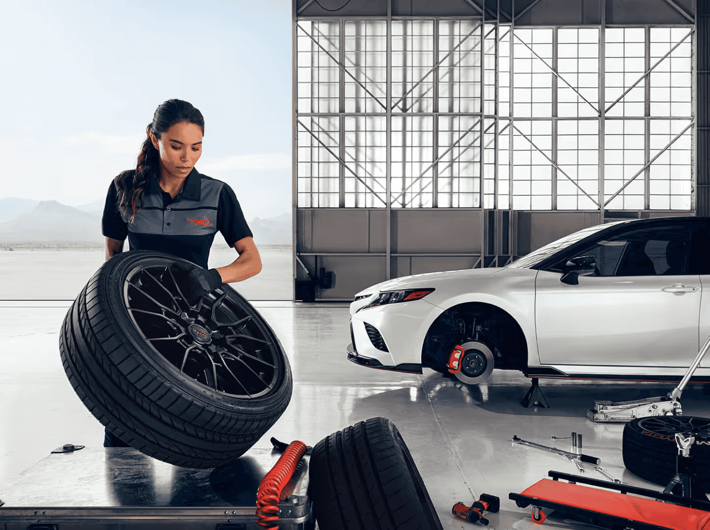 Used Toyota Camry serviced by our Toyota-certified technicians