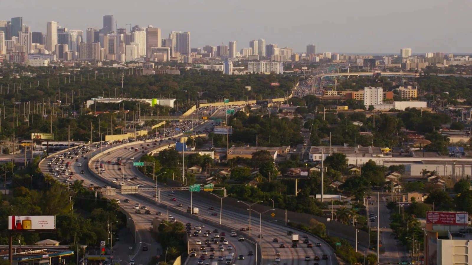 I-95 traffic near Fort Lauderdale, FL