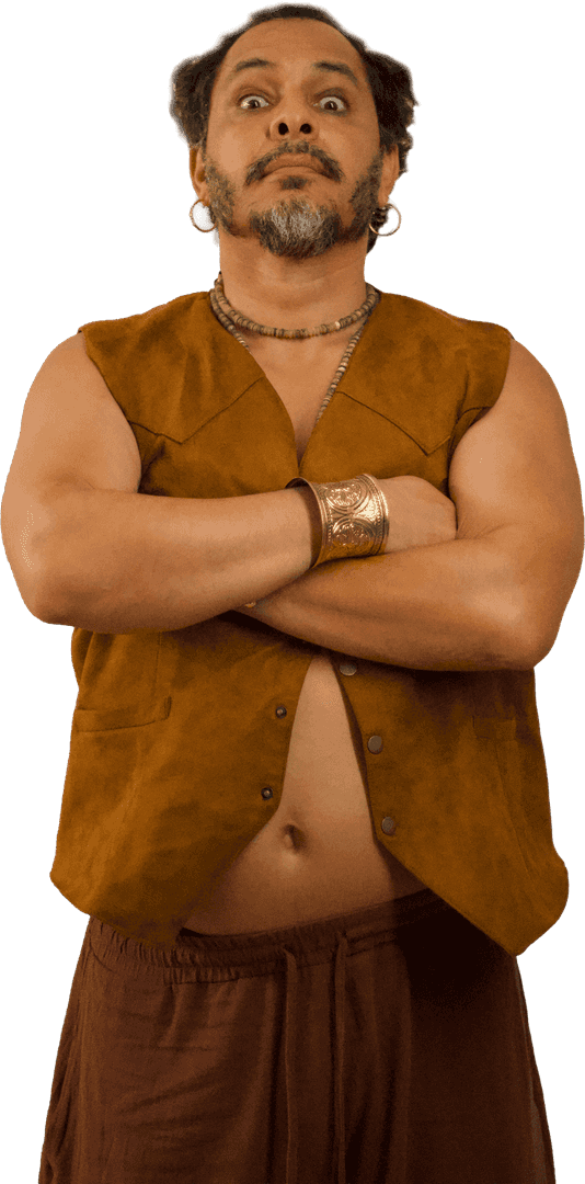The Toyota of Coconut Creek Genie standing with his arms crossed