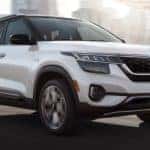 New Kia SUV on the road