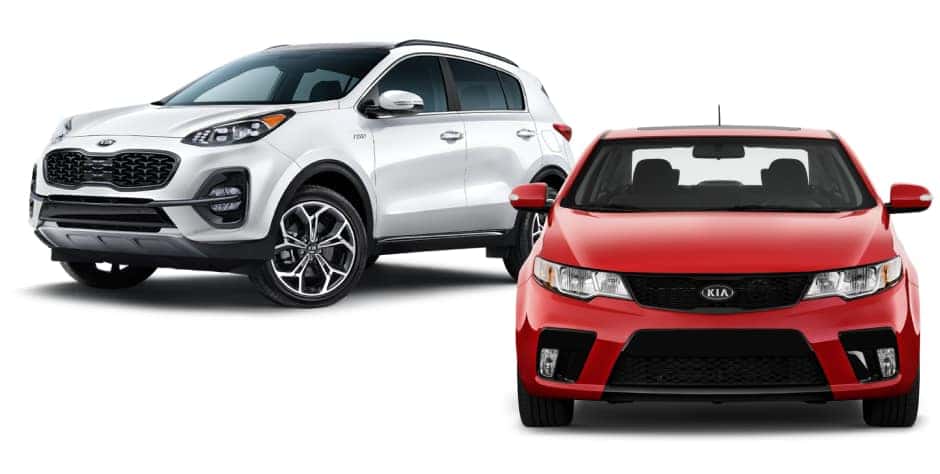 Kia SUV and Sedan Line up
