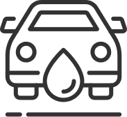 car with droplet icon