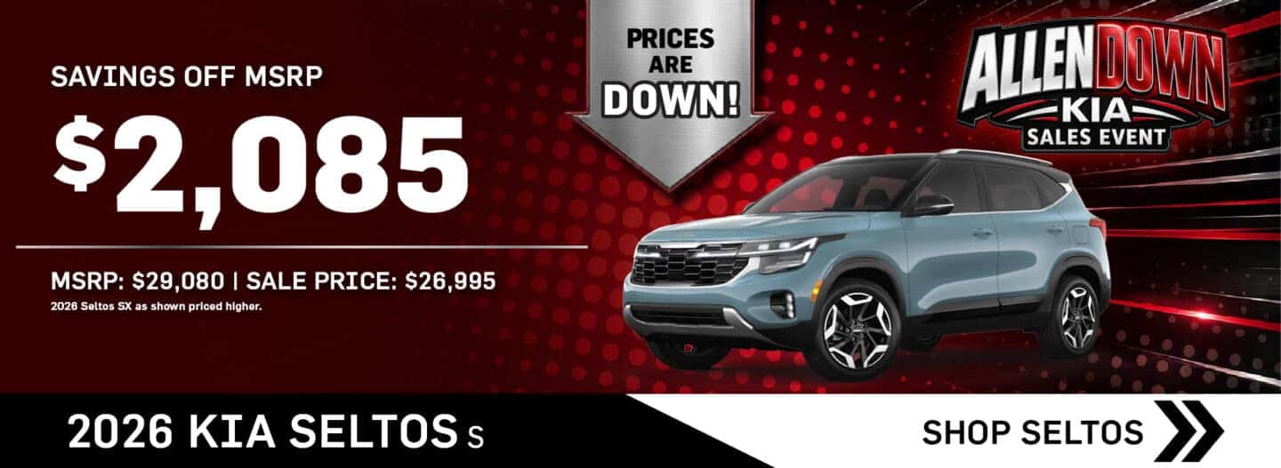 2026 Kia Seltos S - Finance