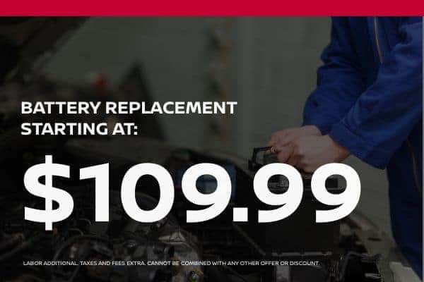 Battery Replacement Special starting at $109.99