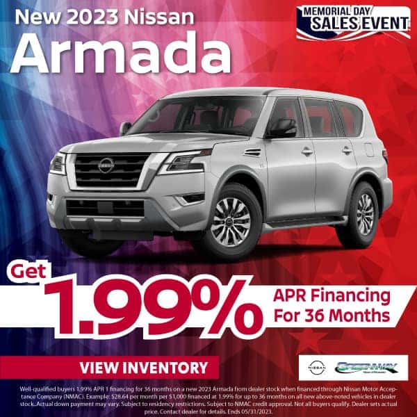 New 2023 Nissan Armada