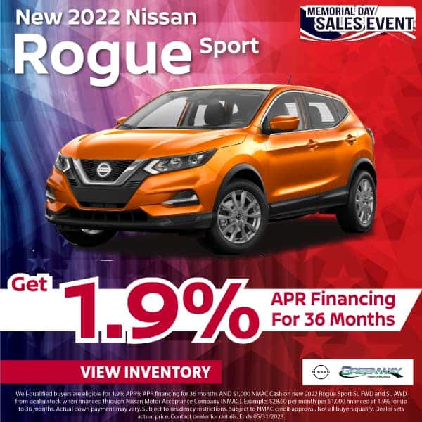 New 2022 Nissan Rogue Sport