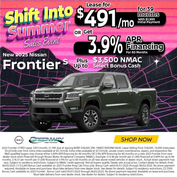 New 2025 Nissan Frontier S