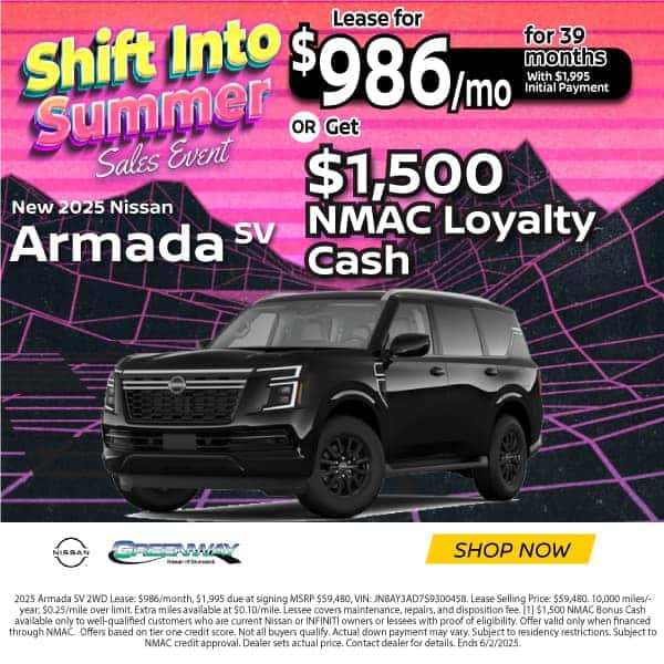 New 2025 Nissan Armada SV