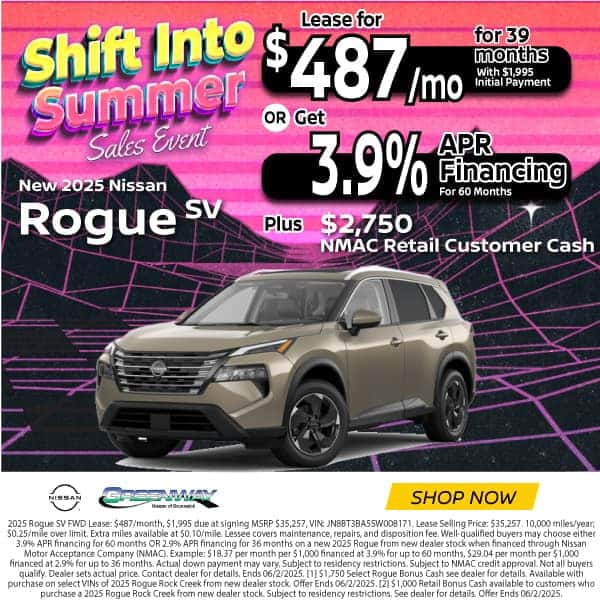 New 2025 Nissan Rogue SV