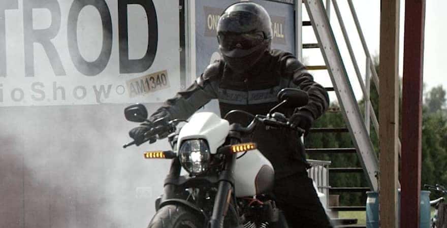 Person Riding Harley-Davidson