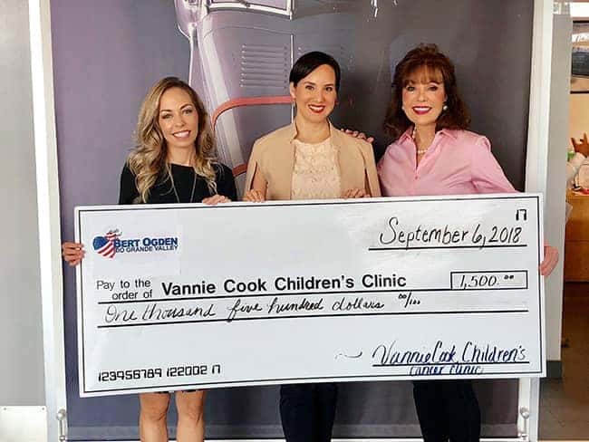 Community and Events - 2018-Vannie Cook Children's Clinic Donation - McAllen