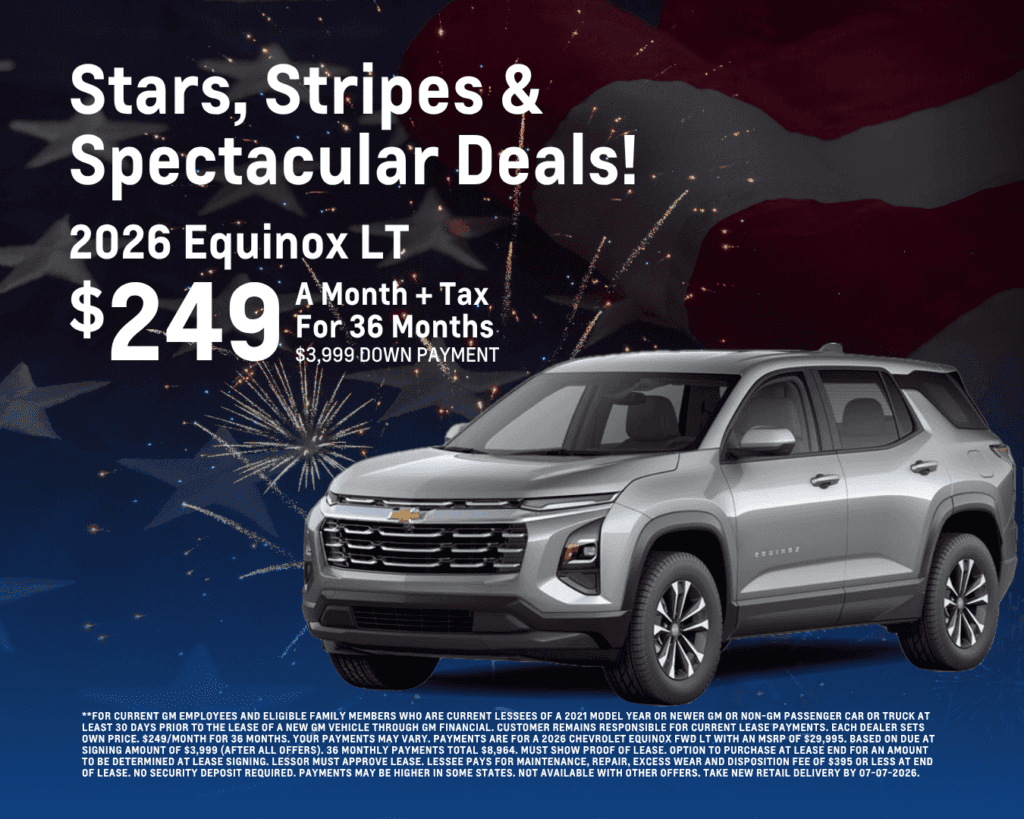 2026 Chevrolet Equinox LT Lease Offer