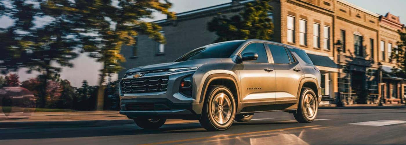 2026 Chevy Equinox running in the city