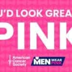 American Cancer Society Men Wear Pink Logo