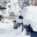 Cars Covered with Snow