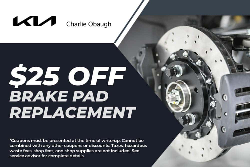 $25 Off Brake Pad Replacement
