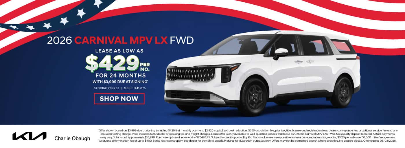 2026 Carnival MPV LX FWD