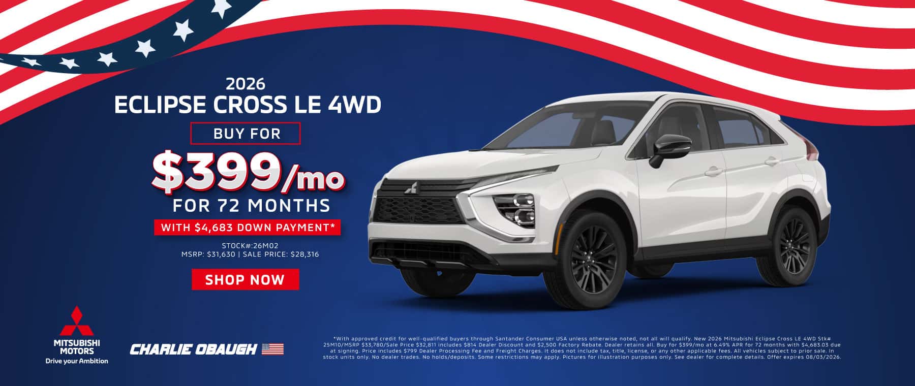 2026 Eclipse Cross LE 4WD