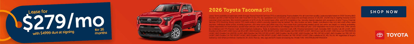 June Tacoma Offer