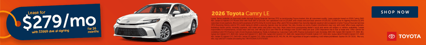 June Camry Offer