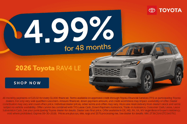 Rav4 Savings!