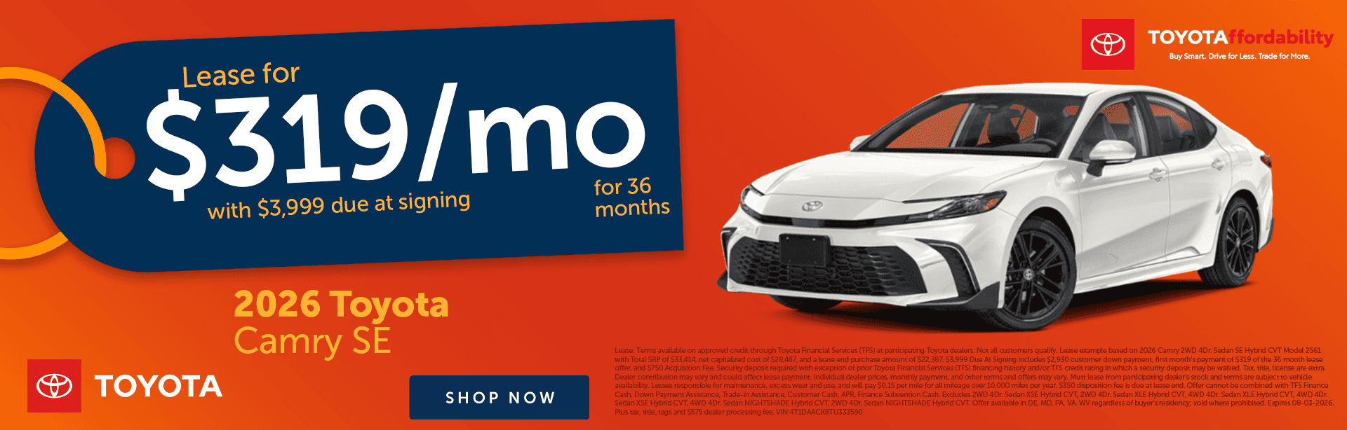 July Camry Offer