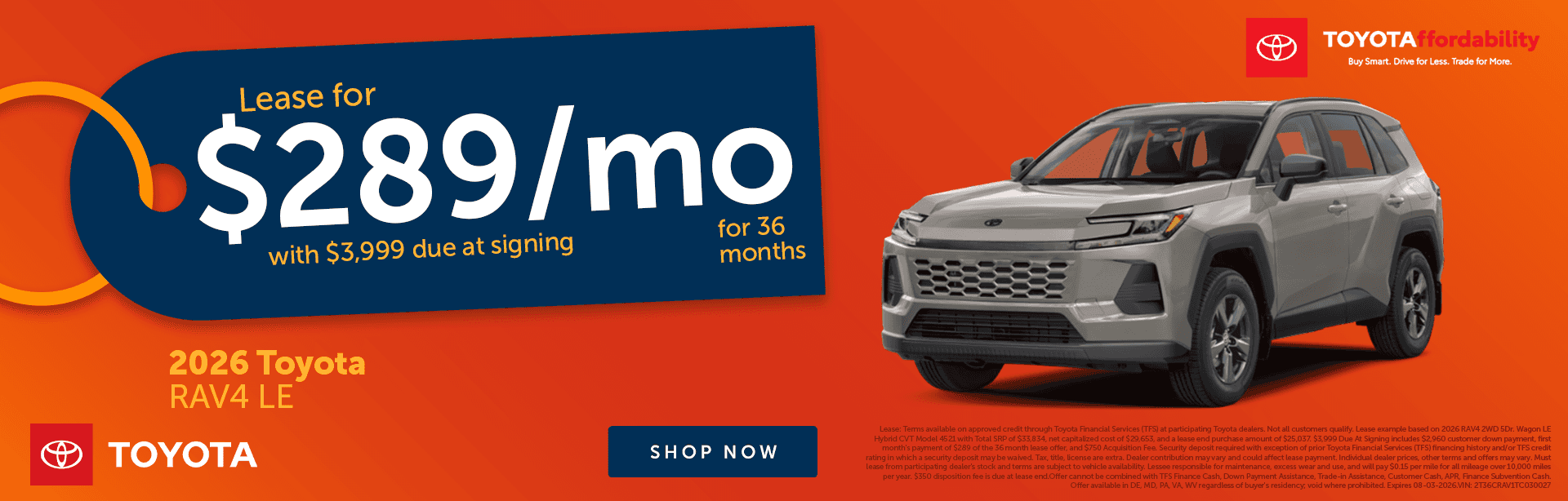 July Rav4 Offer
