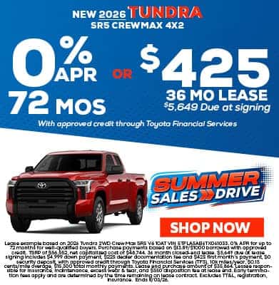 NEW 2026 Tundra SR5 CREWMAX 4X2
