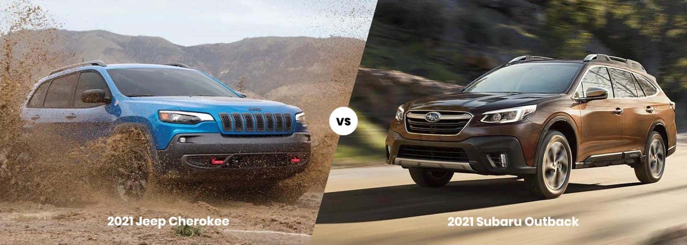 2021 jeep Cherokee vs outback