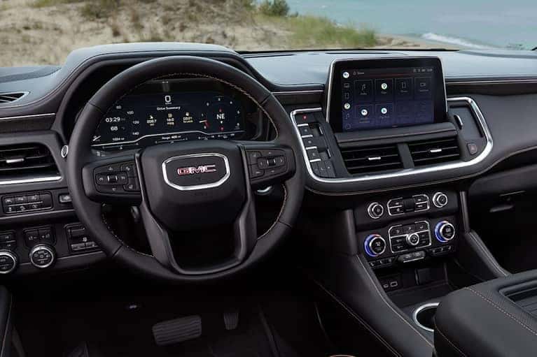 Interior of a 2023 GMC Yukon