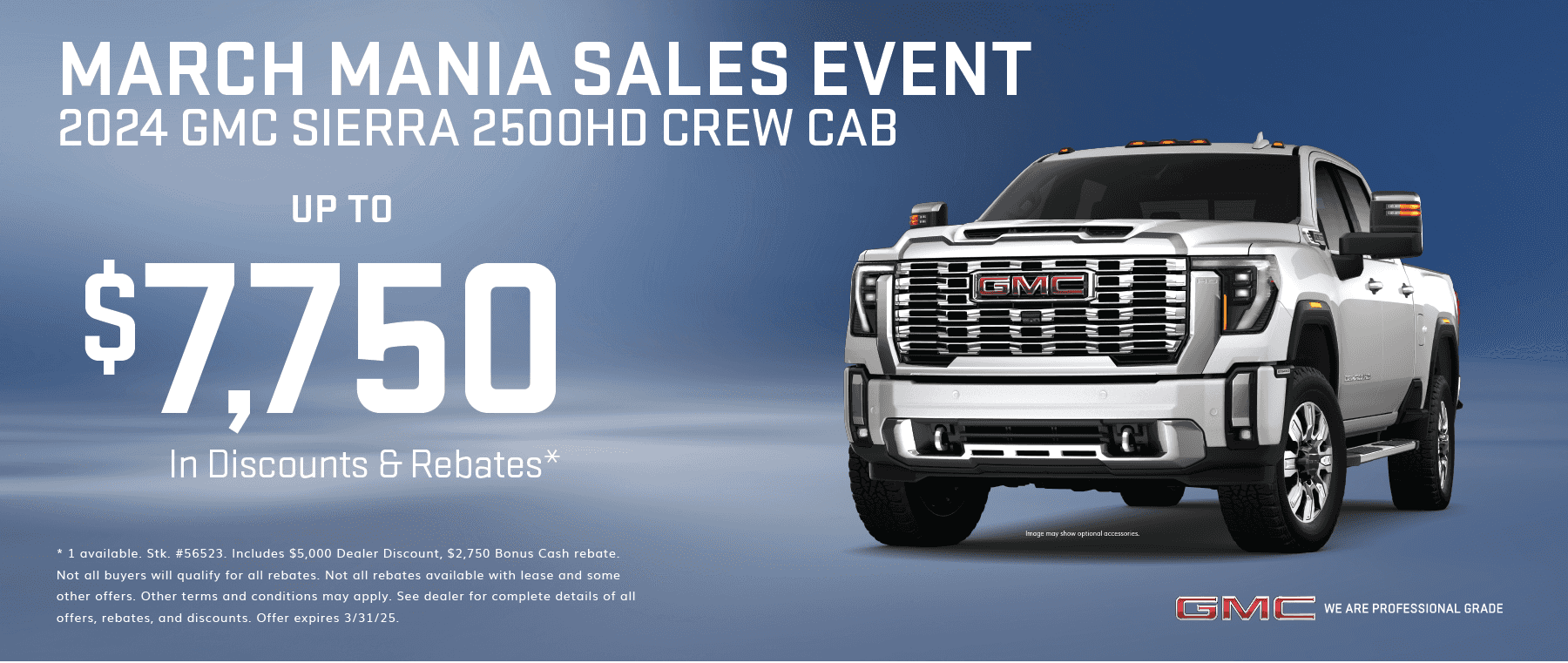 2024 Sierra 2500 HD Crew Cab - March Sales Event