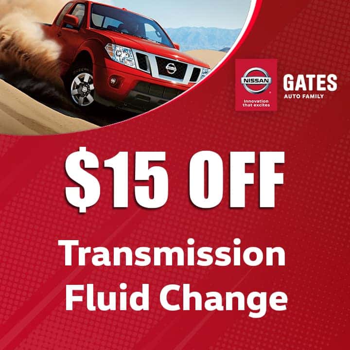 $15 Off Transmission Fluid Change