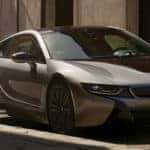 BMW I city sidewalk