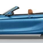 Sky Blue BMW convertible