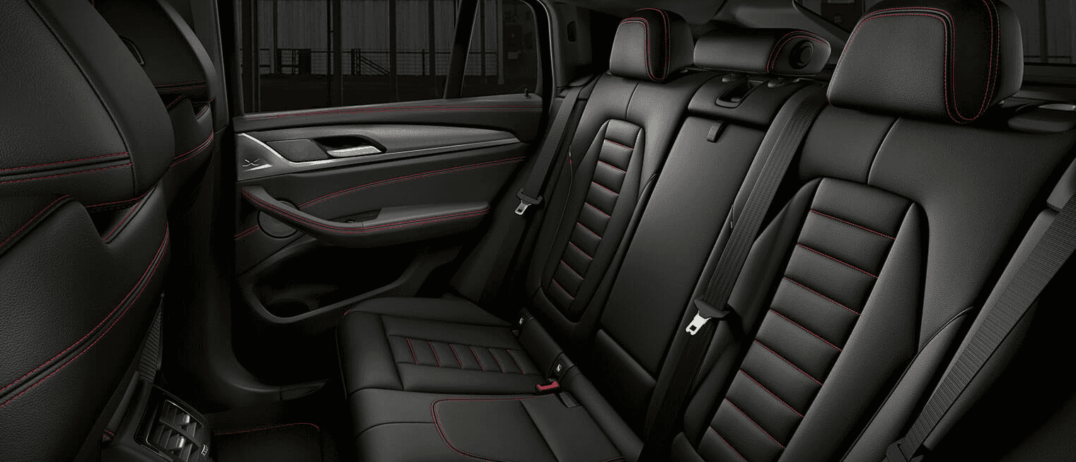 BMW Car interior, back row
