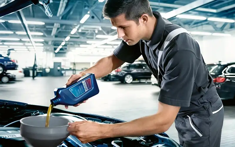 BMW oil change