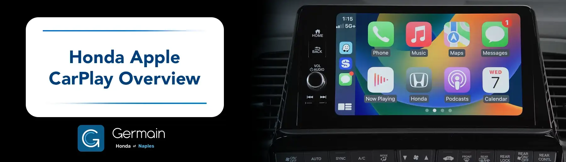 Honda Apple CarPlay™ Overview - Germain Honda of Naples