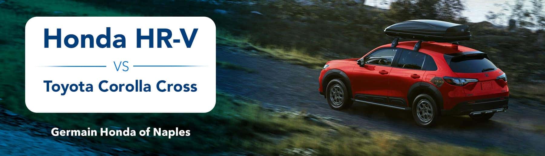 Honda HR-V vs. Toyota Corolla Cross Comparison with Price, Specs, & Photos