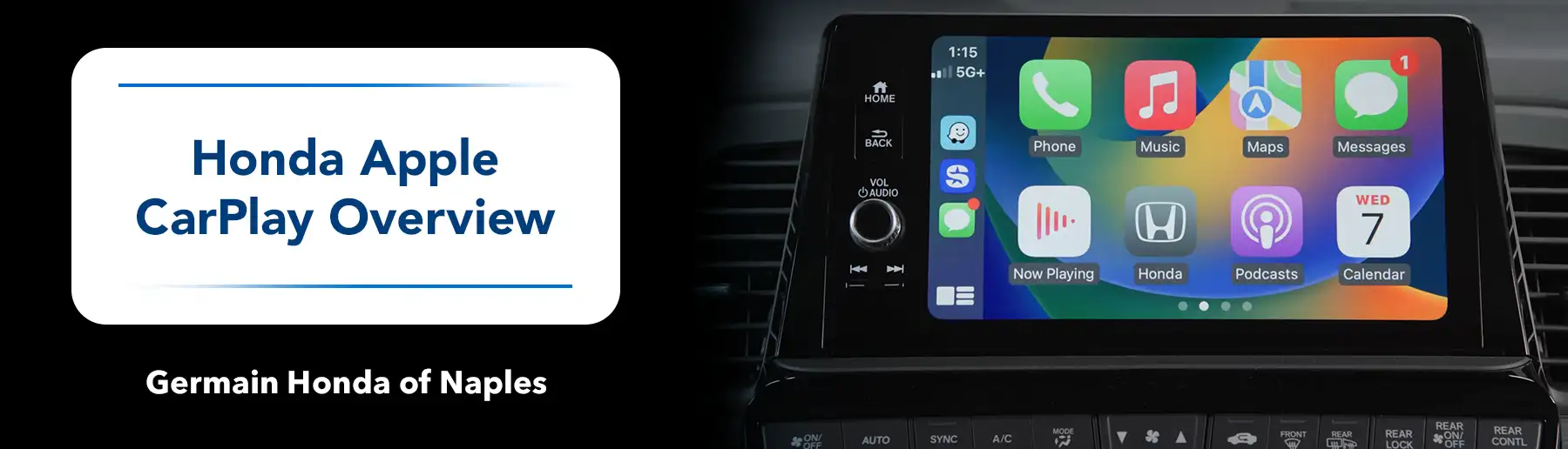 Honda Apple CarPlay™ Overview - Germain Honda of Naples